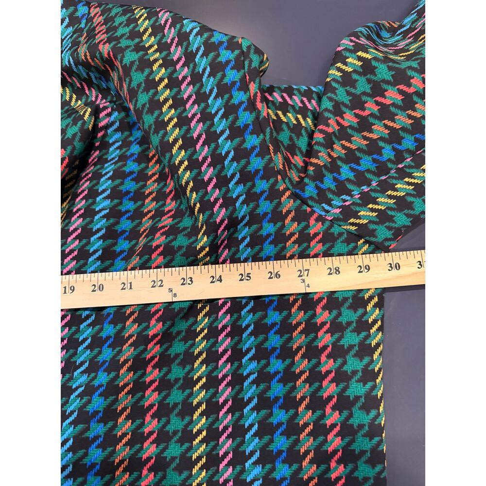 Boohoo Multicolor Houndstooth Blazer - Picture 4 of 8